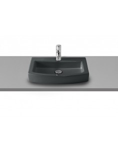 Lavabo Hall sobre encimera graphit con orificios insinuados