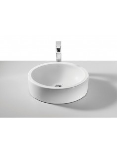 Lavabo de sobre encimera Fuego en acabado blanco